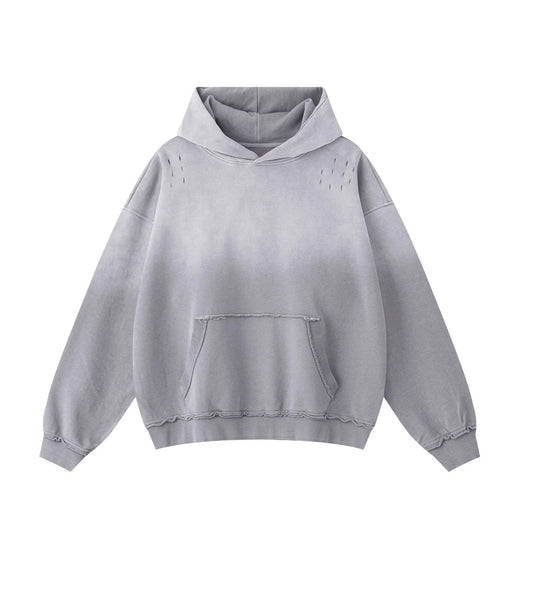 GREY SUNFADE HOODIE