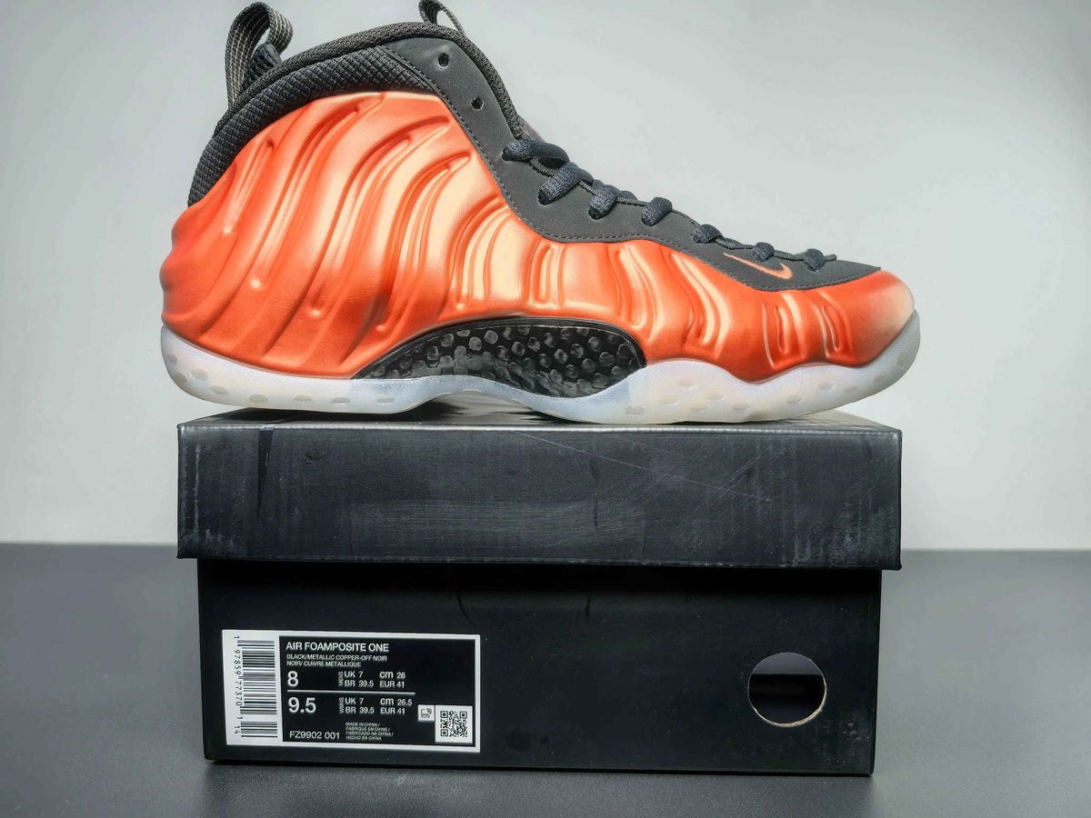 Custom Air Foamposite One “Metallic Copper” FZ9902-001 SneakerNational