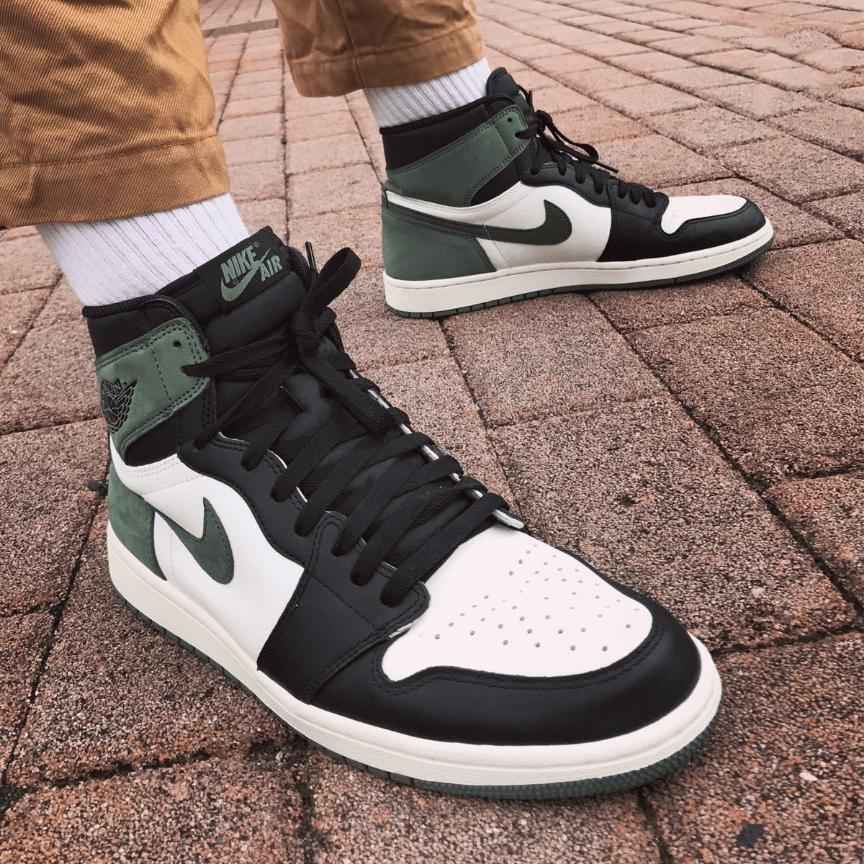 Air Jordan 1 Clay Green Sneakers - Style Meets Performance