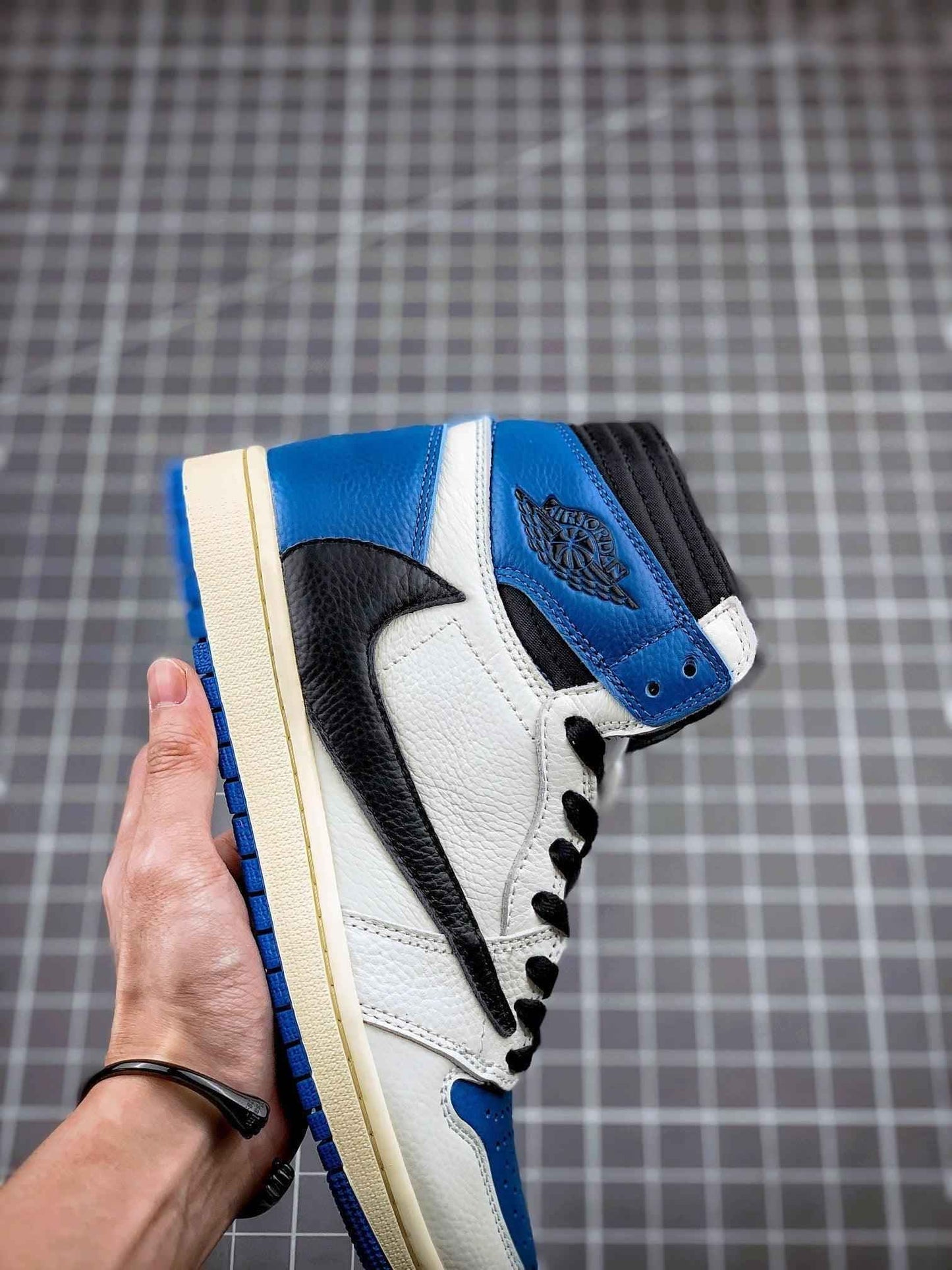 Custom Air Jordan 1 High OG SP Fragment x Travis Scott DH3227-105 - Exclusive Air Jordan 1 High OG Fragment SneakerNational