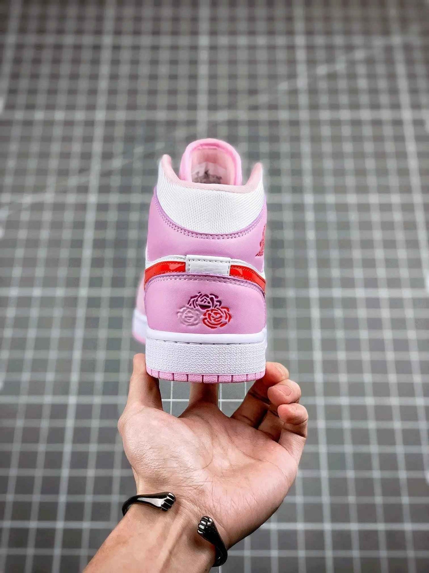Air Jordan 1 MID Pink Purple Valentine's Day – Love in Every Step