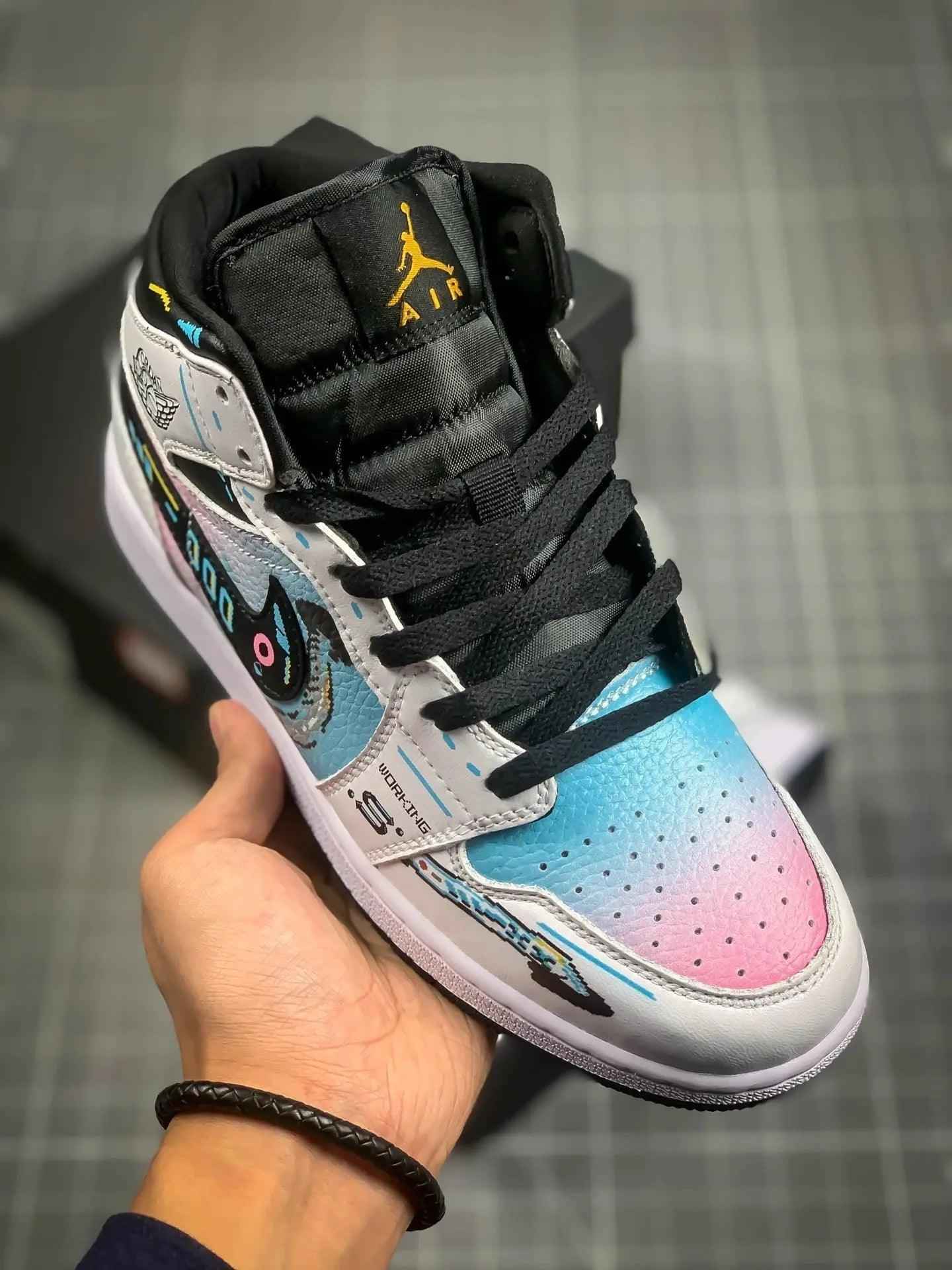 Custom Air Jordan 1 Mid AJ1 SneakerNational