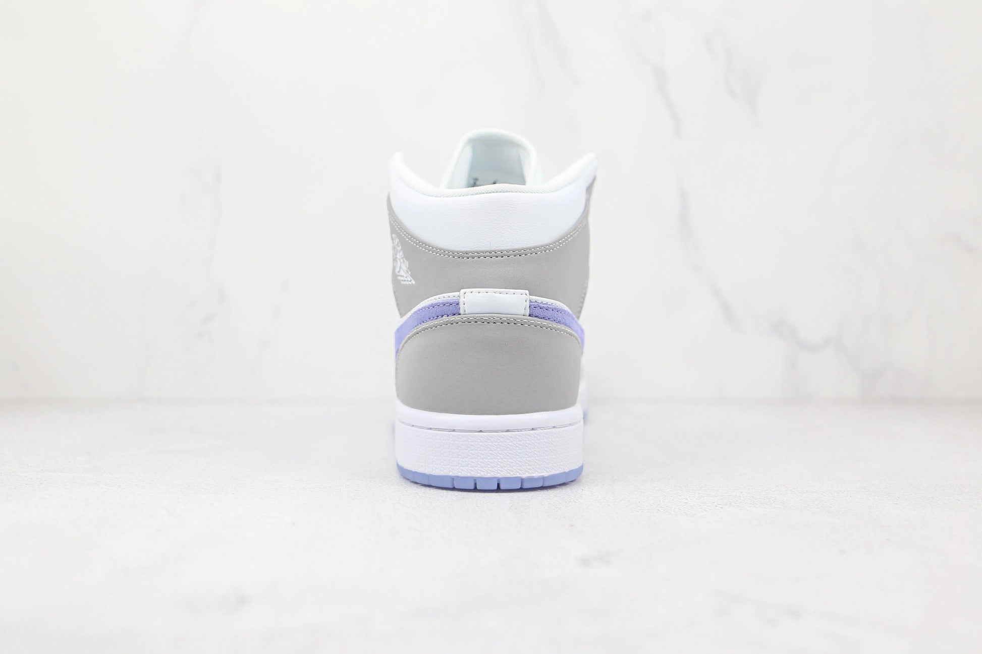 Custom Air Jordan 1 Mid Wolf Grey High Q SneakerNational