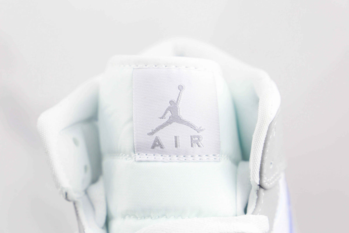 Custom Air Jordan 1 Mid Wolf Grey High Q SneakerNational