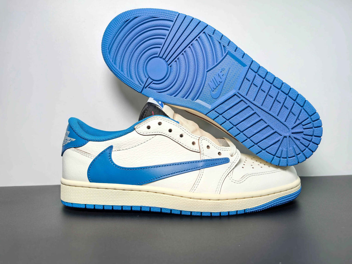 Custom Air Jordan 1 x Travis Scott x Fragment Design DM7866-104 SneakerNational