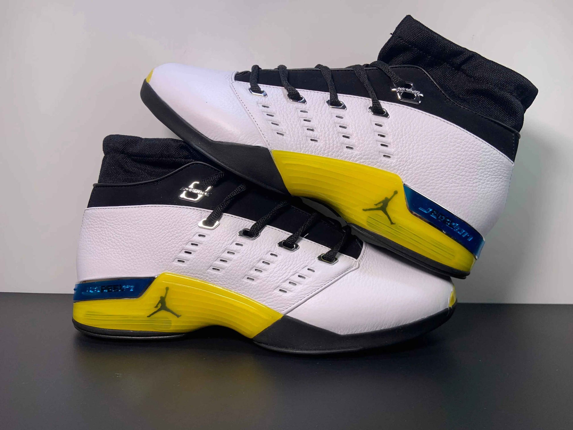 Custom Air Jordan 17 Low “Lightning” FJ0395-100 SneakerNational