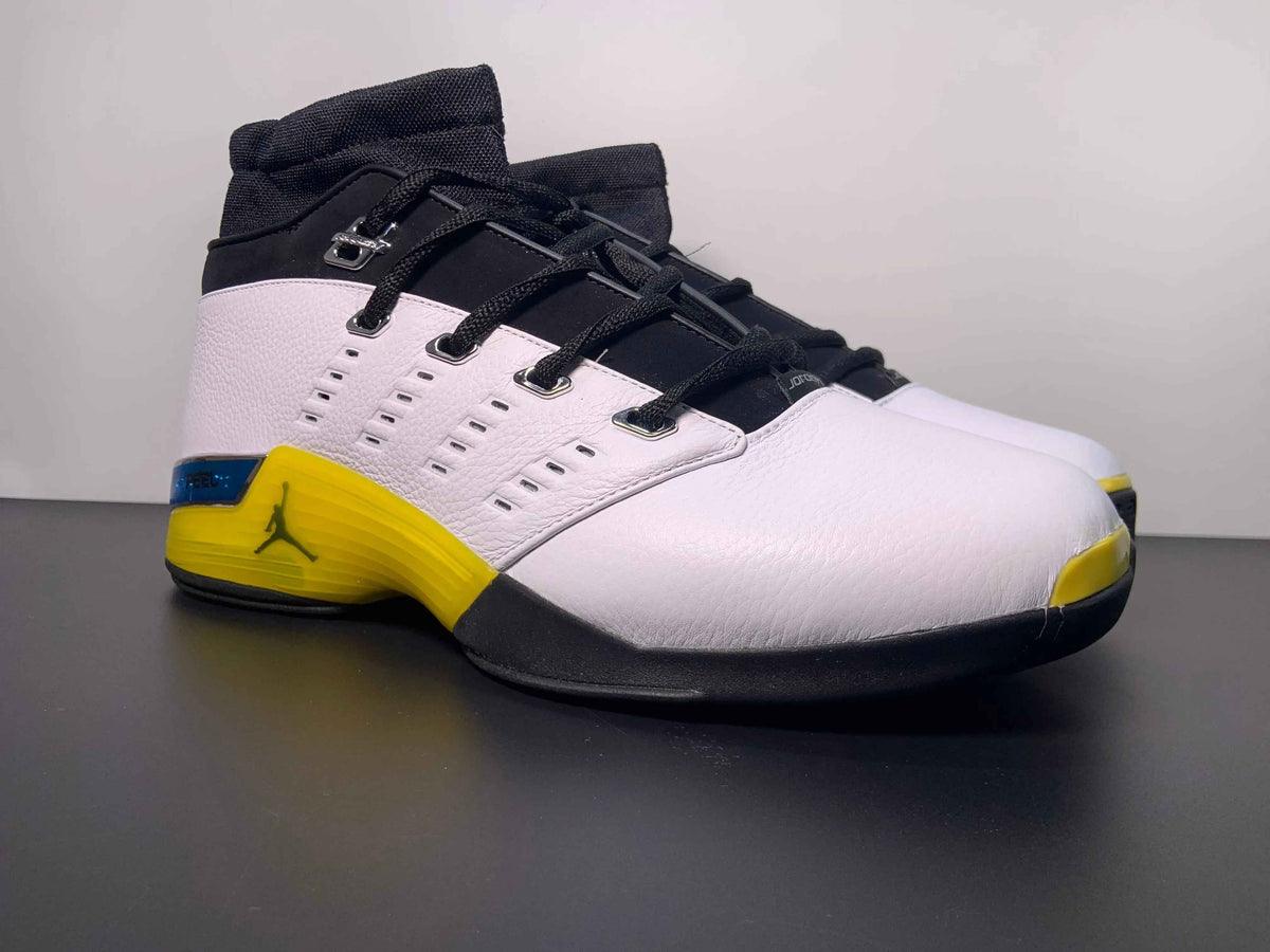Custom Air Jordan 17 Low “Lightning” FJ0395-100 SneakerNational