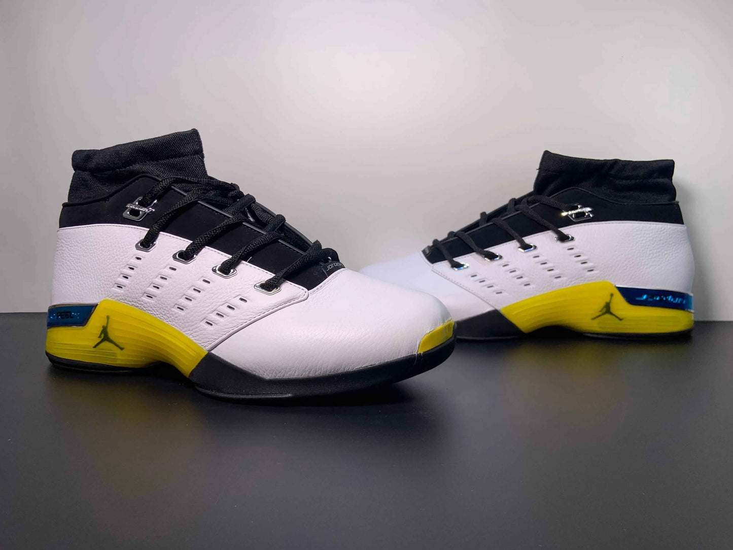 Custom Air Jordan 17 Low “Lightning” FJ0395-100 SneakerNational