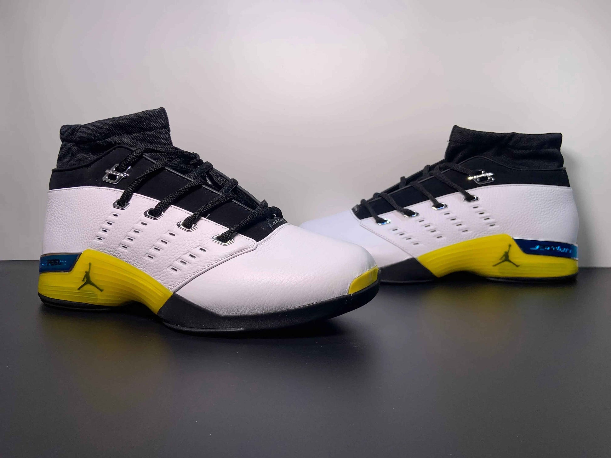 Custom Air Jordan 17 Low “Lightning” FJ0395-100 SneakerNational