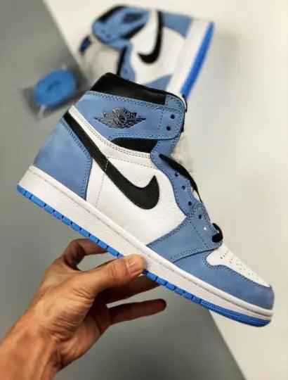 Air Jordan 1 Blue Black White - Iconic AJ1 High Sneakers