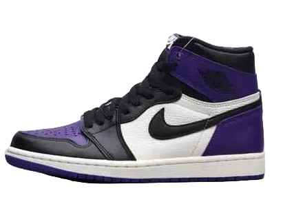 Custom - Jordan 1 High Q AJ1 Purple Toe UNISEX