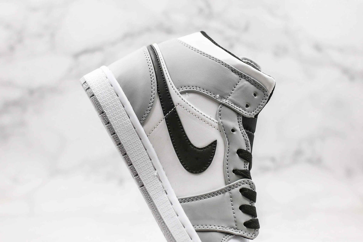 Custom Jordan 1 Light Smoke Grey Mid High Q Sneakers SneakerNational