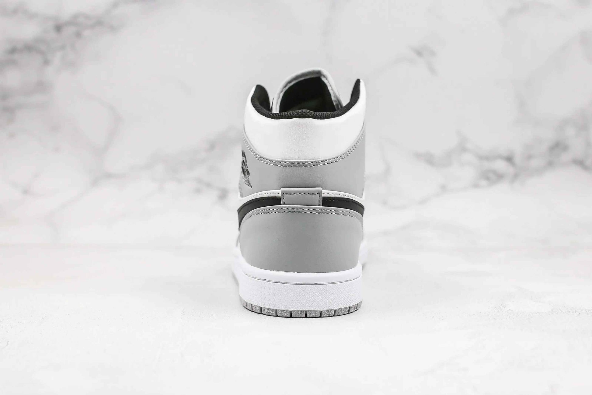 Custom Jordan 1 Light Smoke Grey Mid High Q Sneakers SneakerNational
