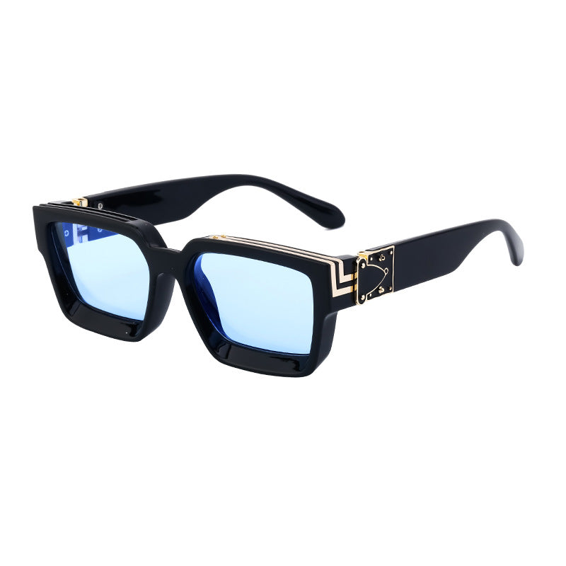 Millionaire Style Sunglasses Men Fashion Trendy Sunglasses Women High-End Square Frame Sunglasses