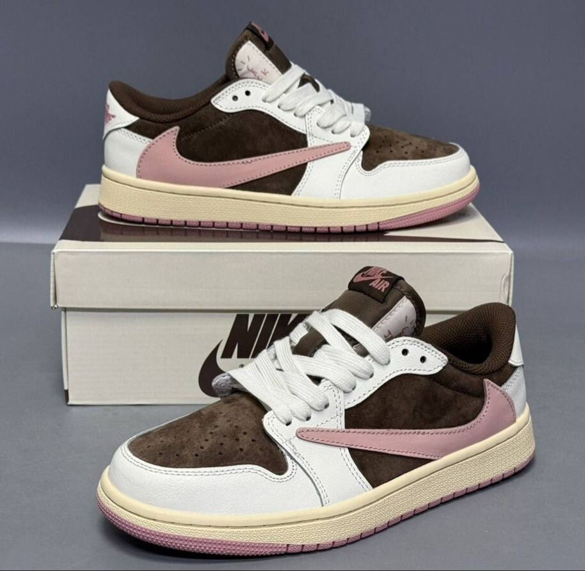 Custom Travis Scott x Air Jordan 1 Low DX4131-206 - Luxuryurbanwear