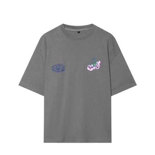 Printed Water Washed T-shirt