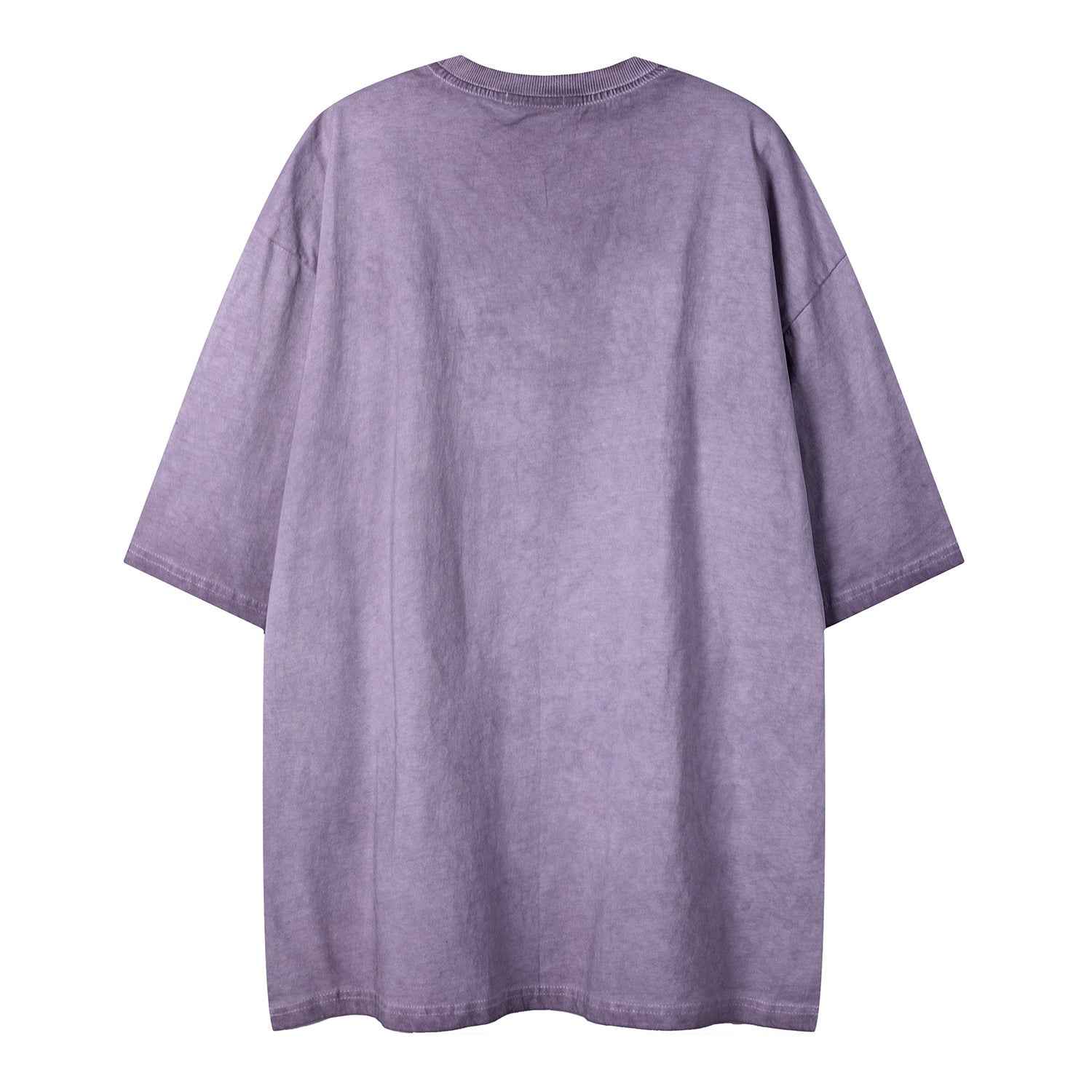 Plain washed old short sleeves