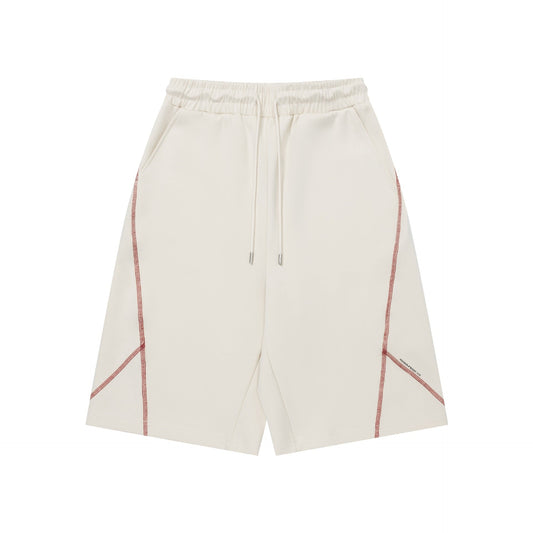 Hasselblad line spliced cropped pants