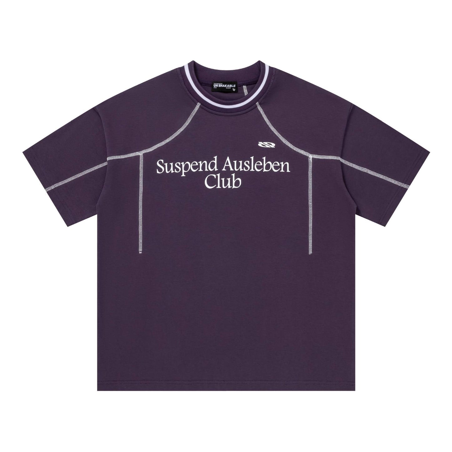 Letter printed short sleeved shirt