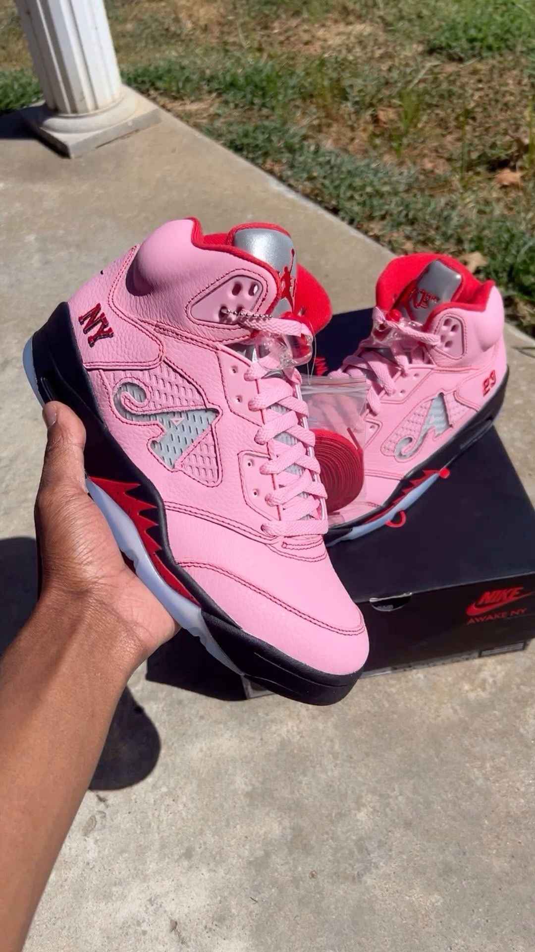 Awake NY x Air Jordan 5 “Arctic Pink”