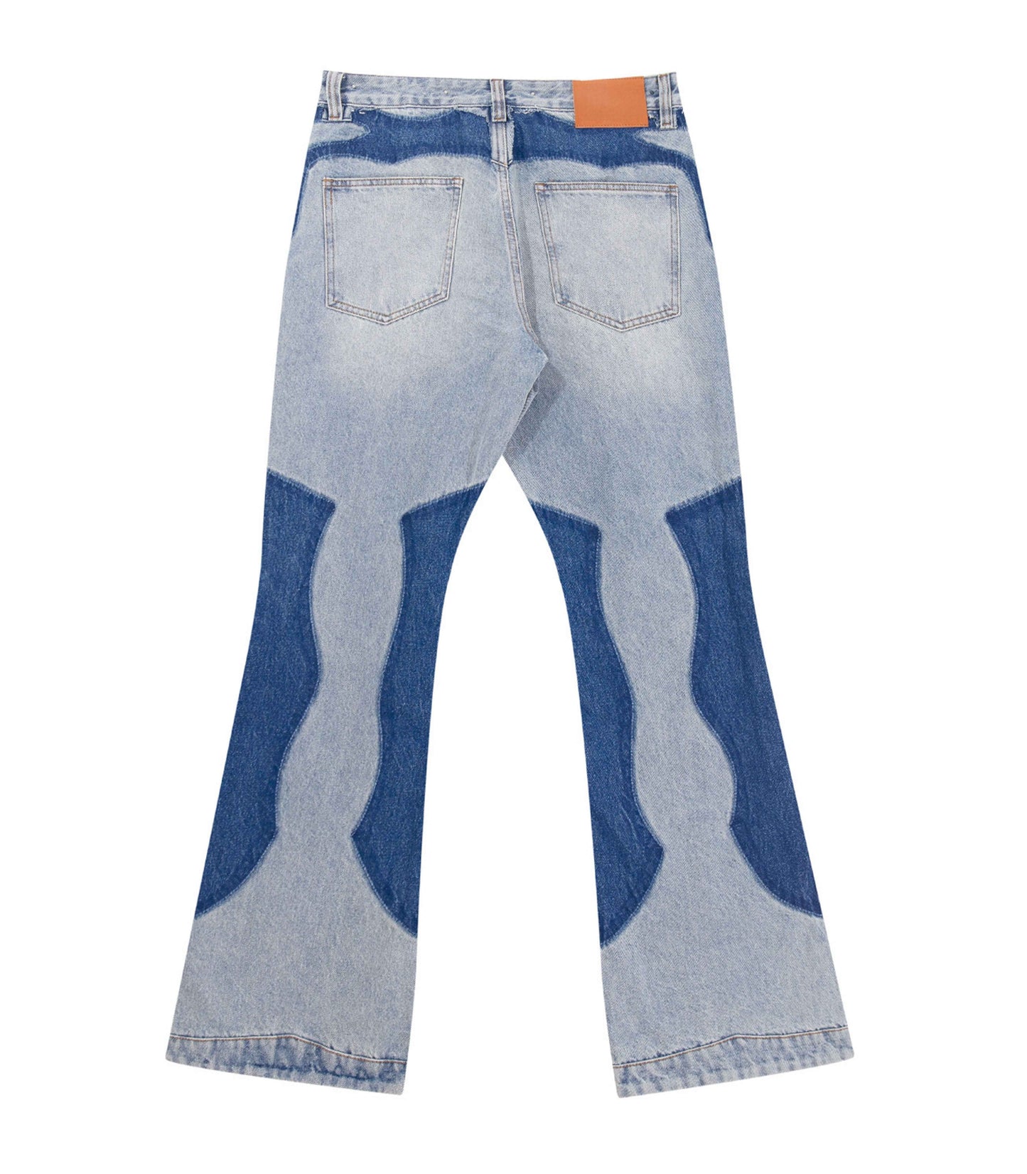 AZUL SPLIT PATCHWORK DENIM
