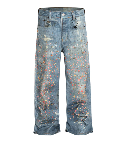 CANDY STUDDED DENIM