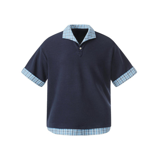 Harbor Plaid Polo T-Shirt