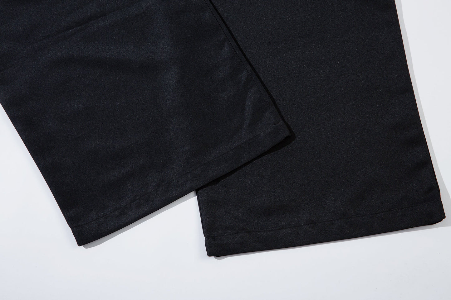 Men's Wide-Legged Black Trousers