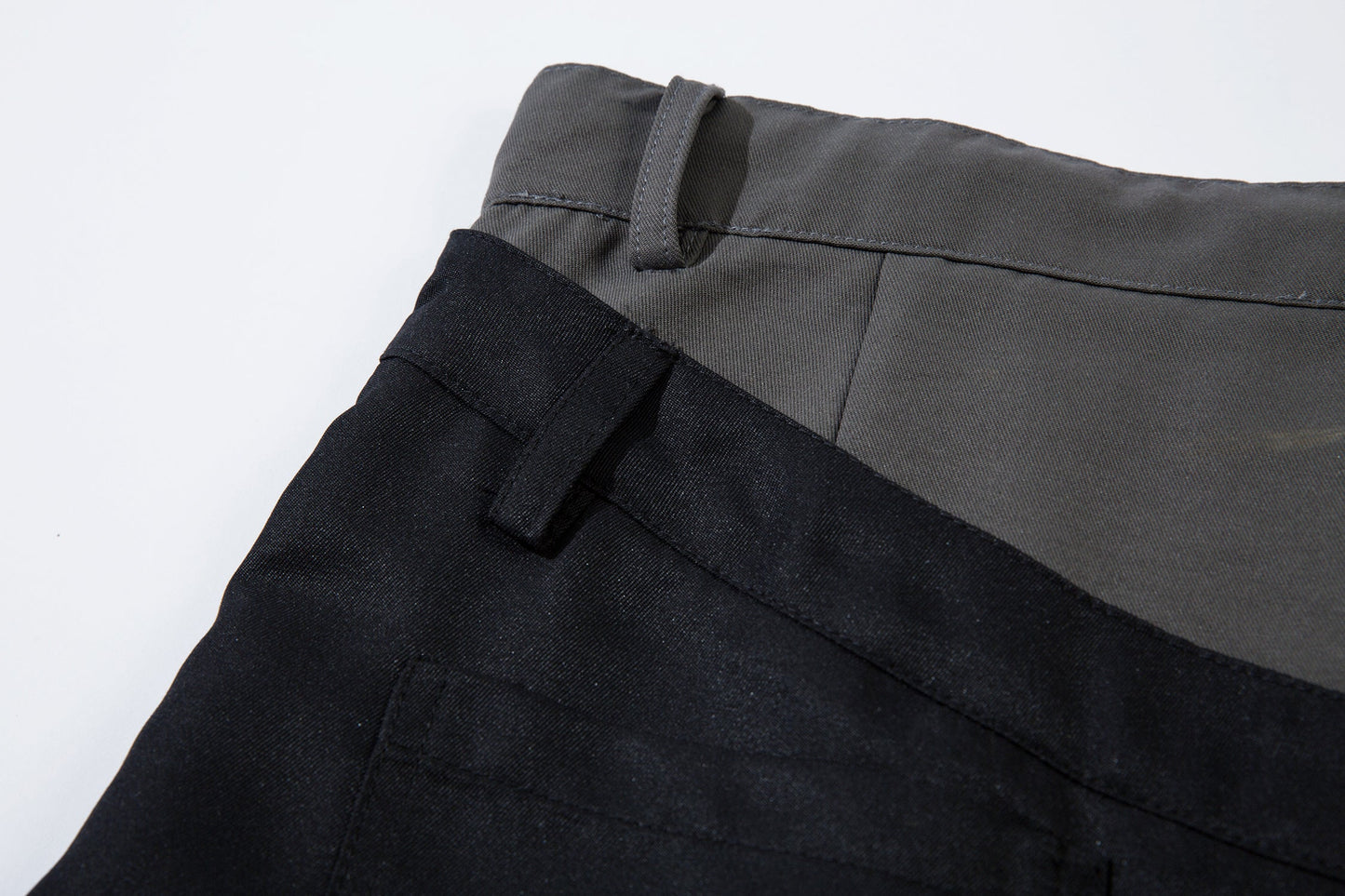 Men's Wide-Legged Black Trousers