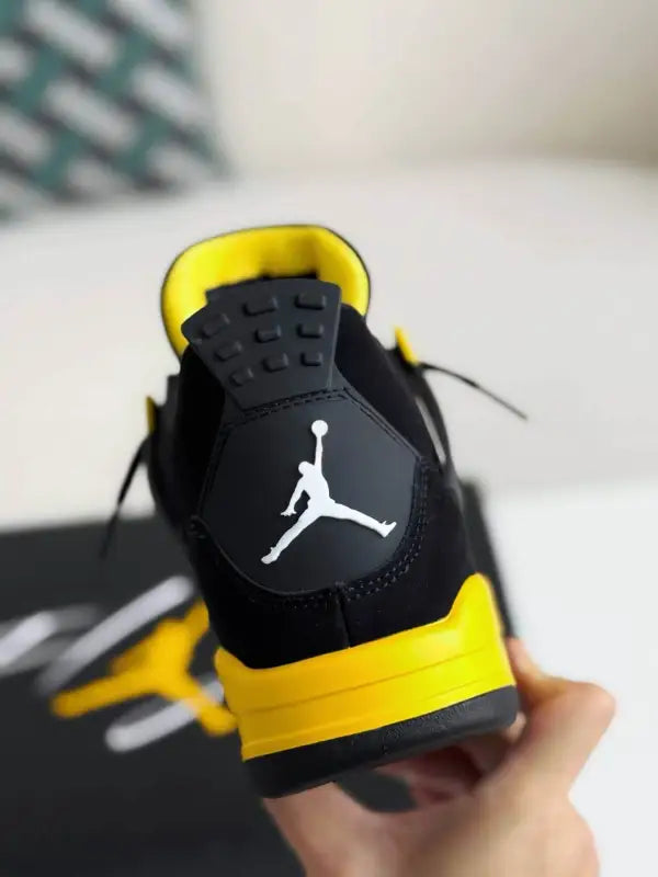 Air Jordan 4 Retro Thunder -black & Yellow - OMYGOODS
