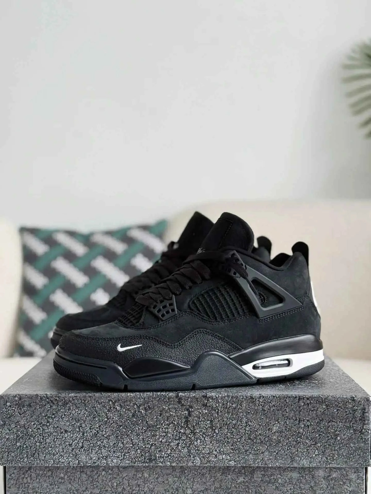 Nike Air Jordan 4 Retro x Nigel Sylvester Black Brick by Brick