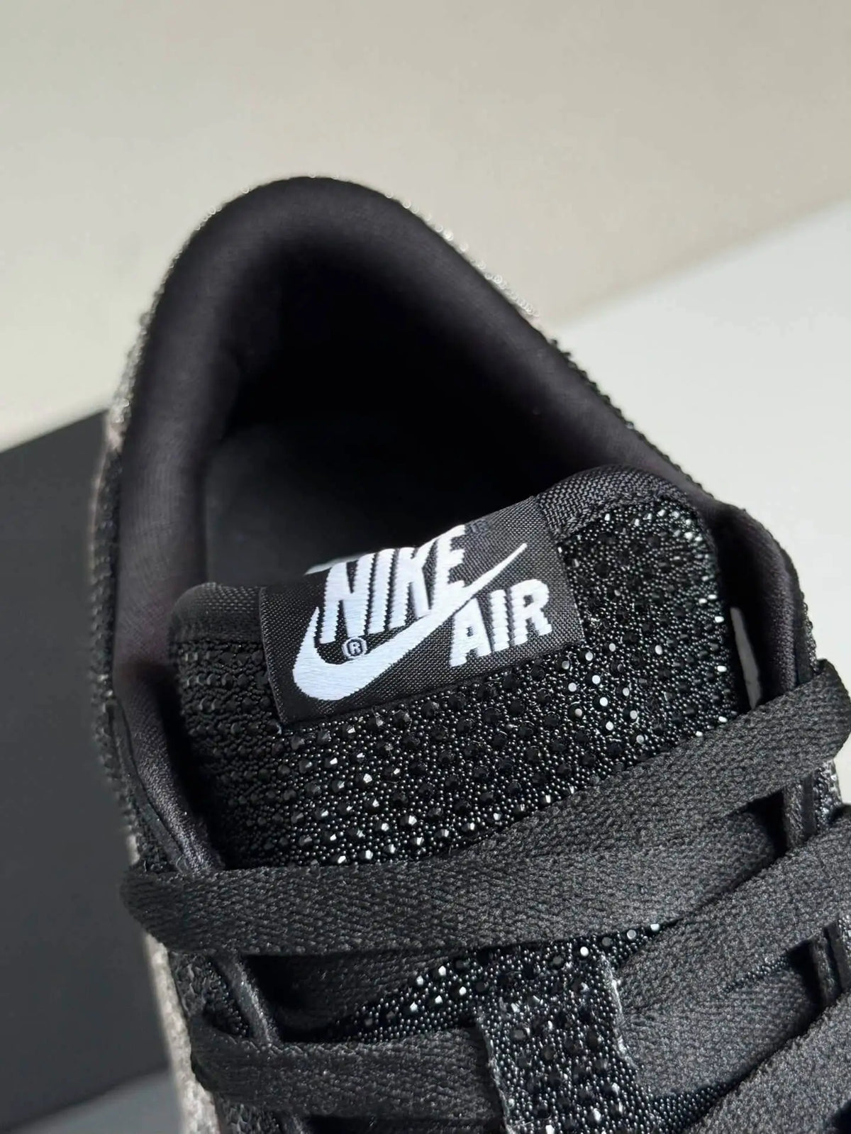 Swarovski x Air Jordan 1 Low OG in Black and Silver - OMYGOODS