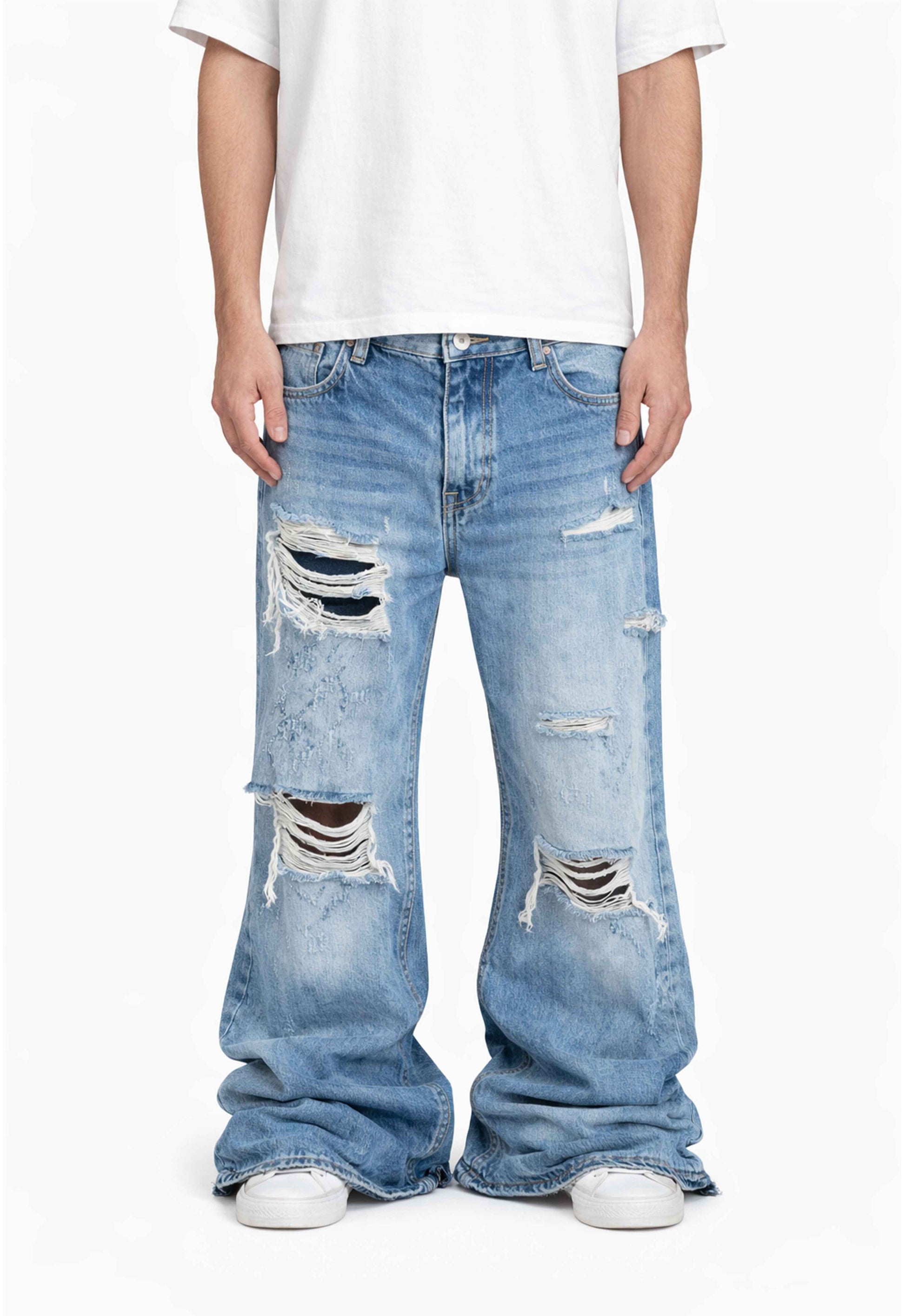 AZUL DESTRUCTION DENIM