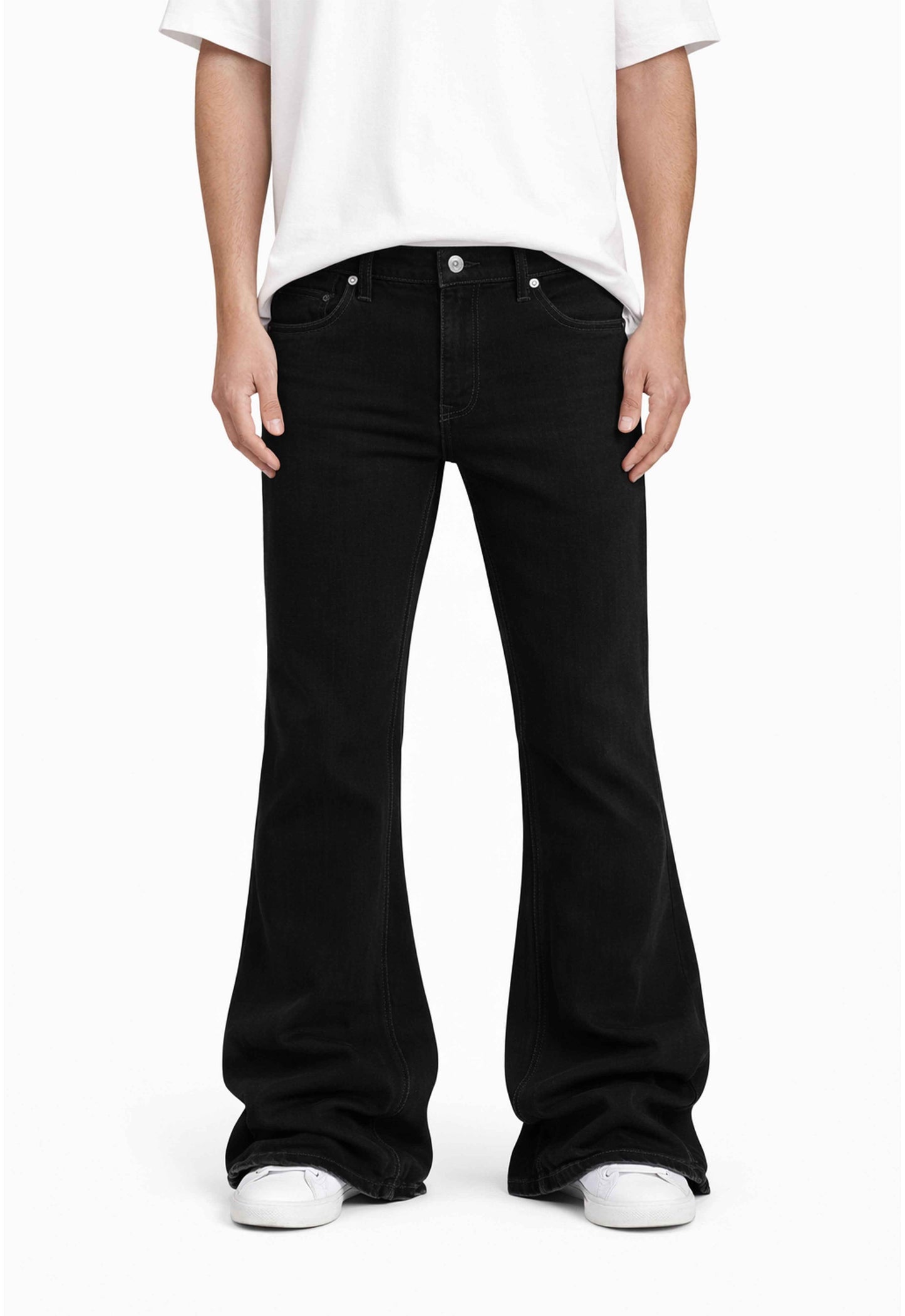 NOIR WIDEBOY FLARE DENIM