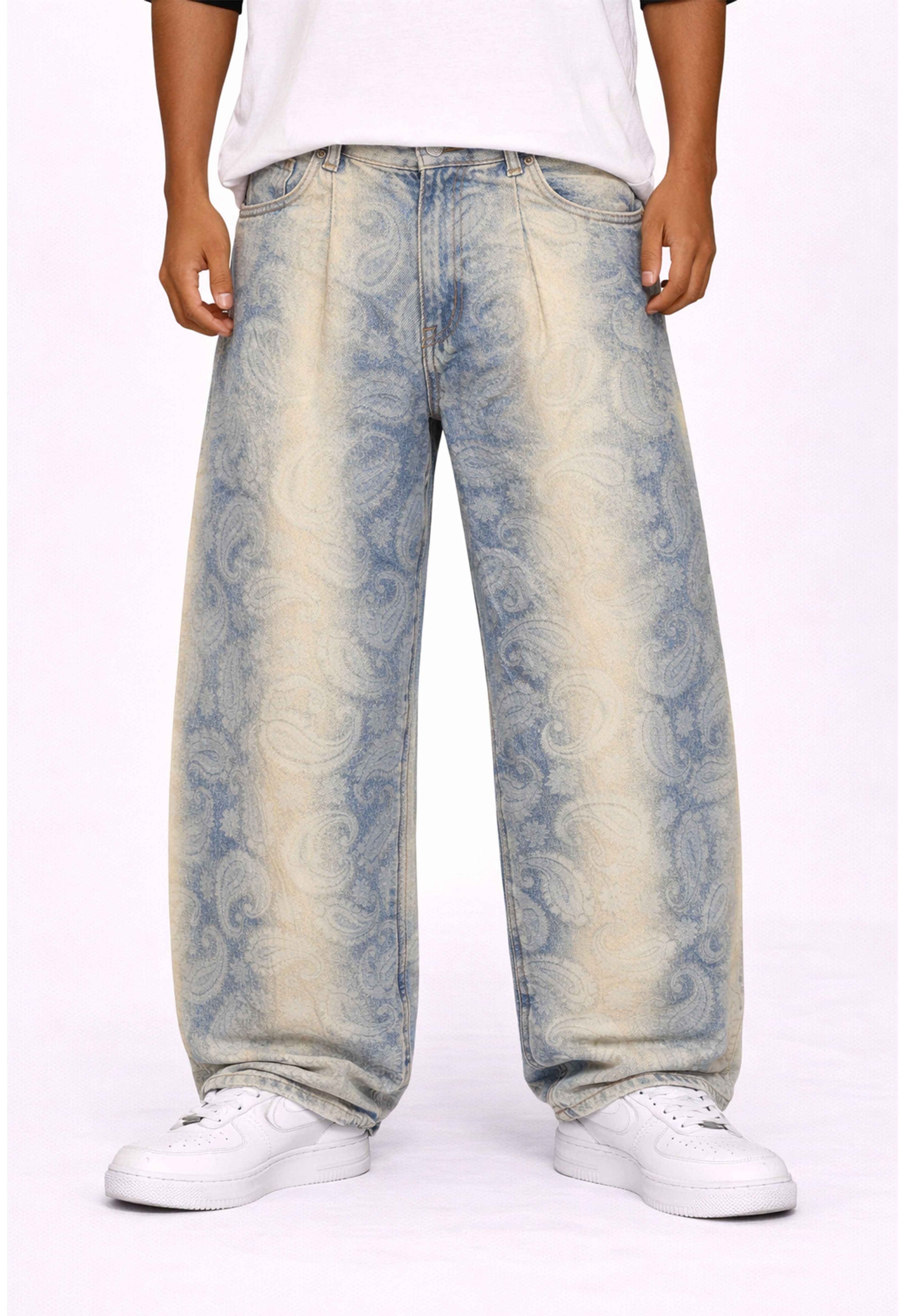 AZUL PAISLEY DENIM
