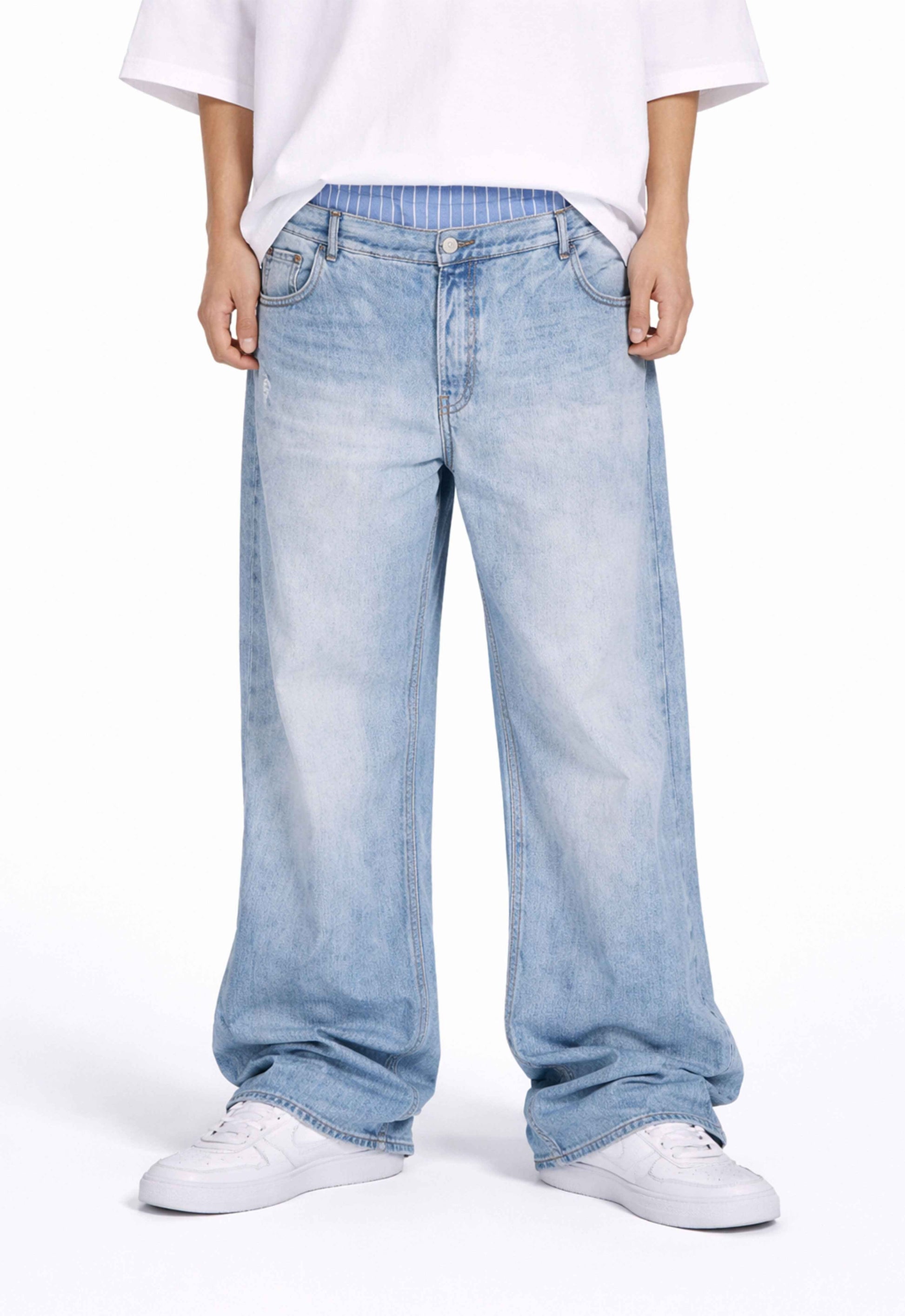 CONTRAST BOXER DENIM
