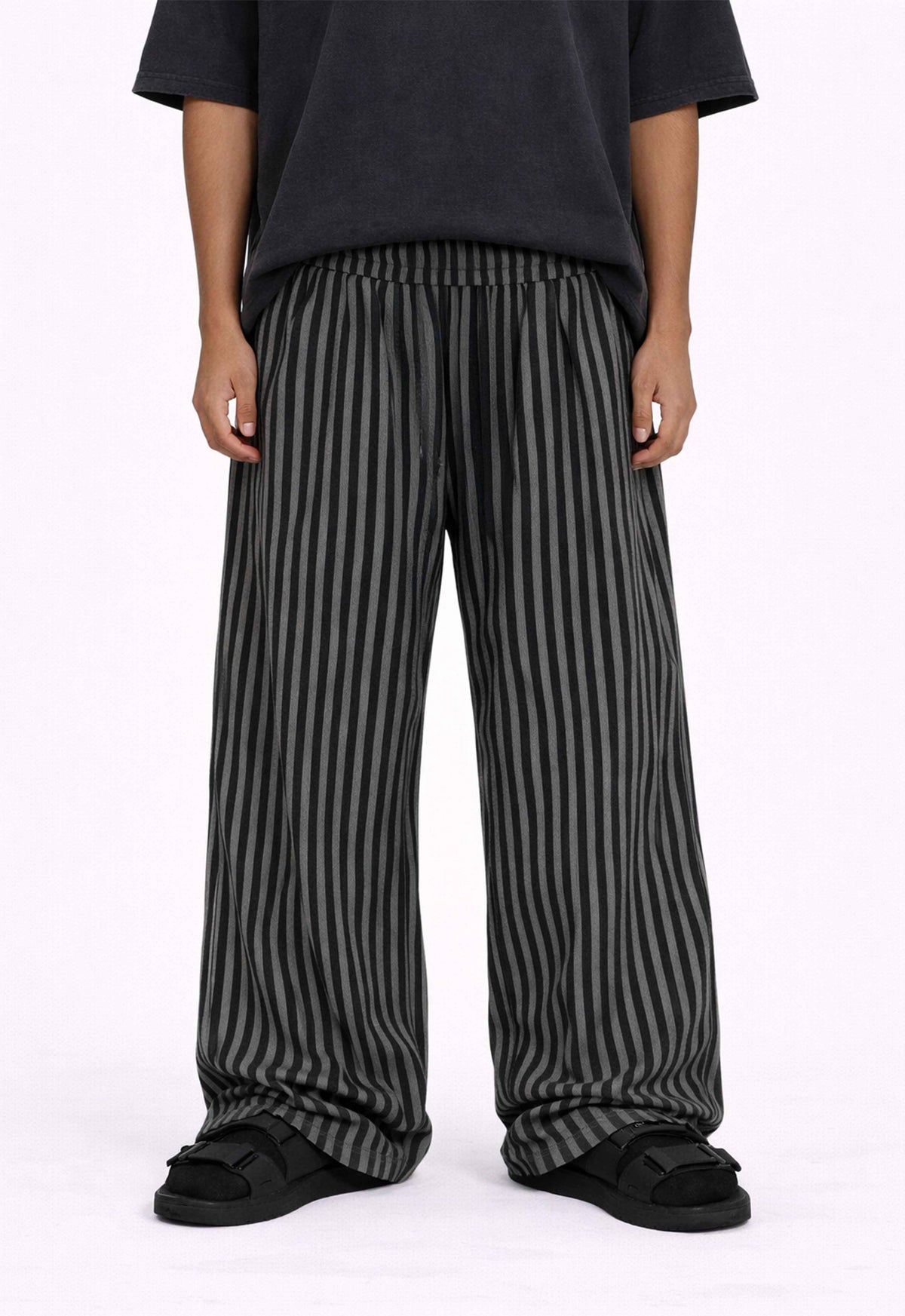 NOIR STRIPED LOUNGE PANTS