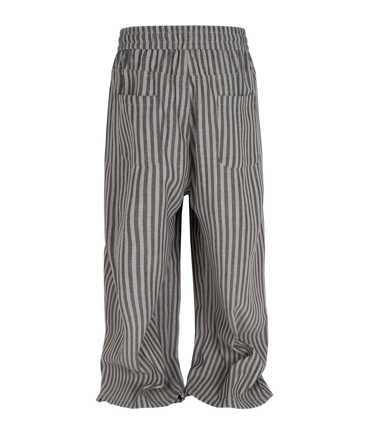 GREY STRIPED LOUNGE PANTS (UNISEX)