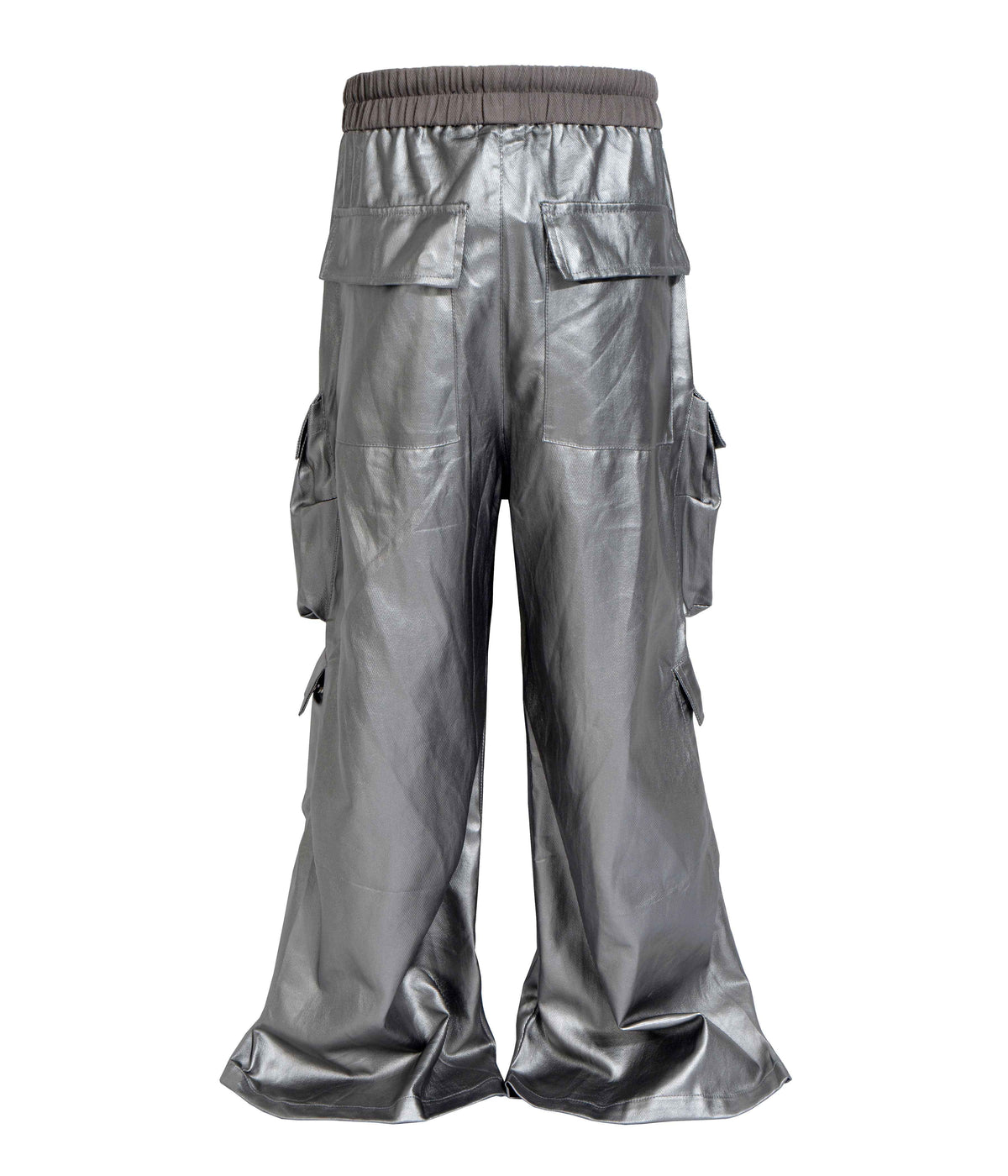 METTALIC FLOW CARGO PANTS (UNISEX)