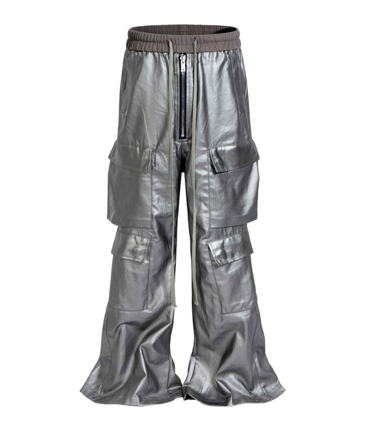 METTALIC FLOW CARGO PANTS
