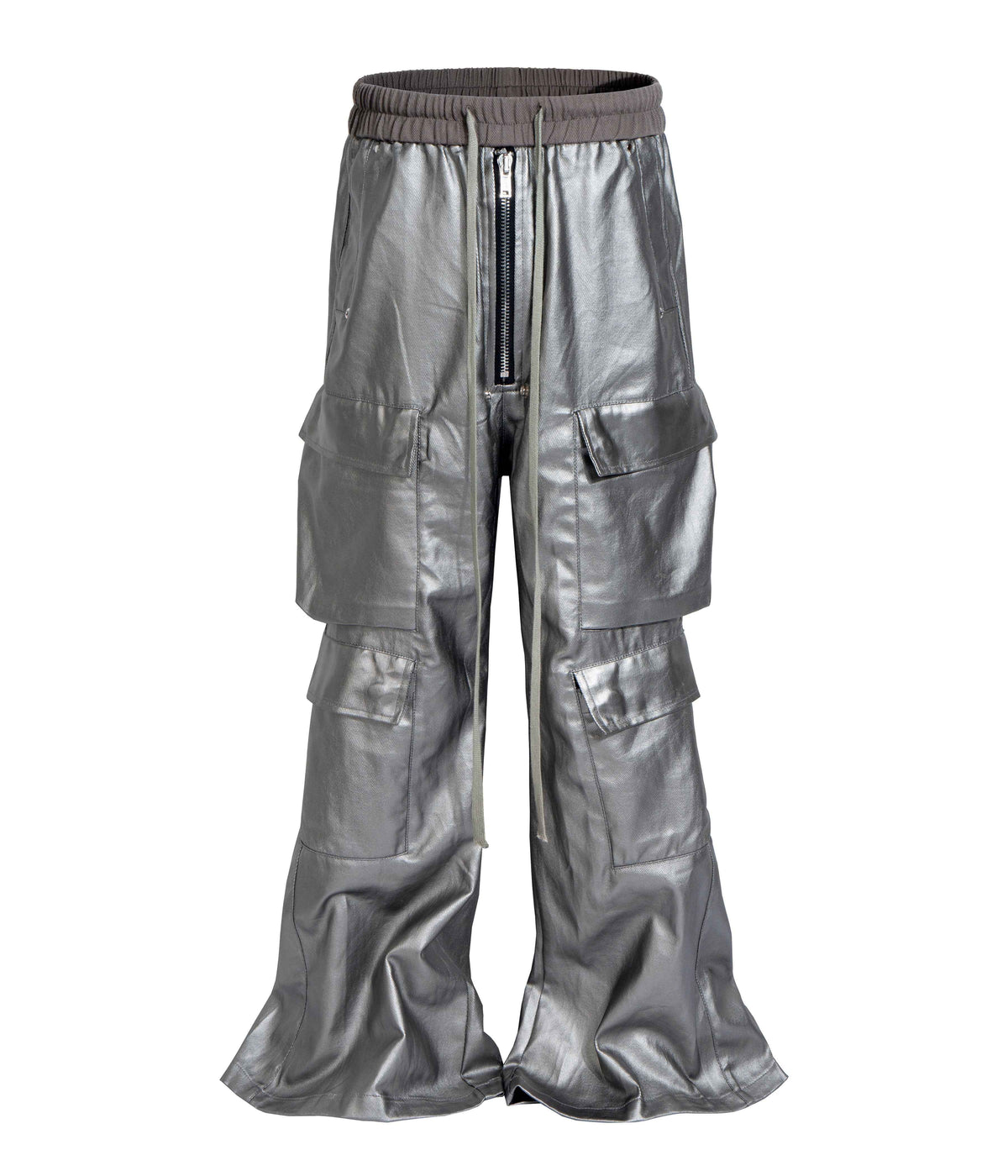 METTALIC FLOW CARGO PANTS (UNISEX)