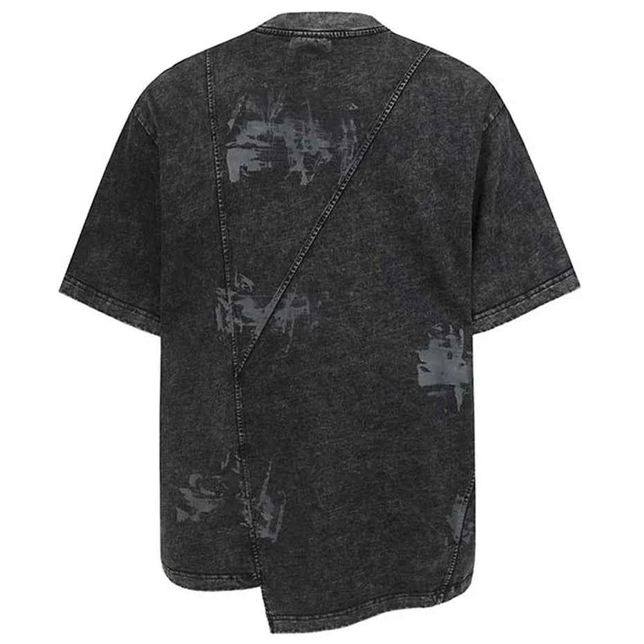 Irregular Patchwork Streetwear Oversized T-shirts