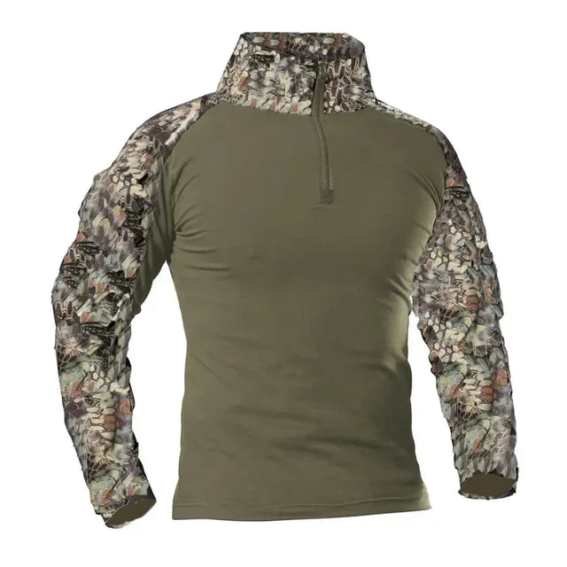 Outdoor Tactical Hiking Men Combat Military Army CP Camouflage Long Sleeve Clothes