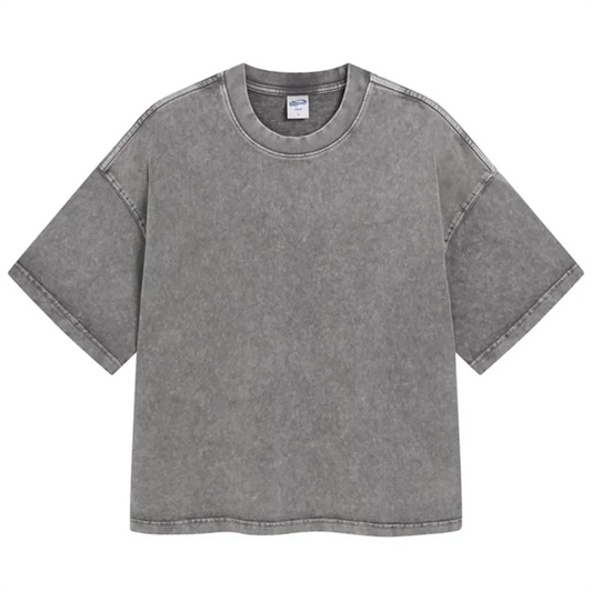 Streetwear Wax Printed Vintage Oversized T-shirts