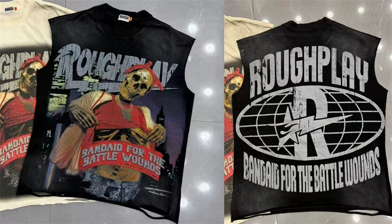 High Quality Heavy Fabric Fashion Loose Casual Rhinestore T-shirts