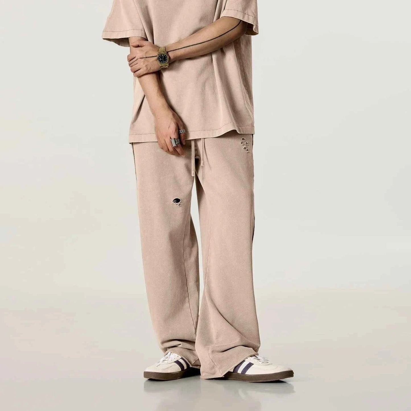 Streetwear Washed Joggers