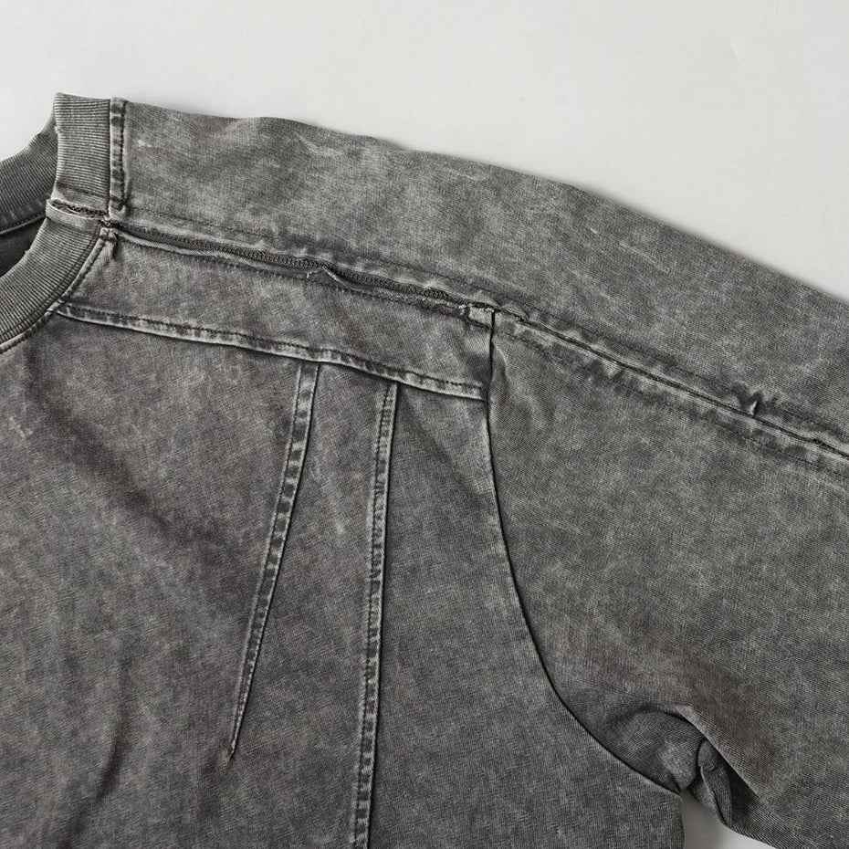 Streetwear Patchwork Oversized Tshirts