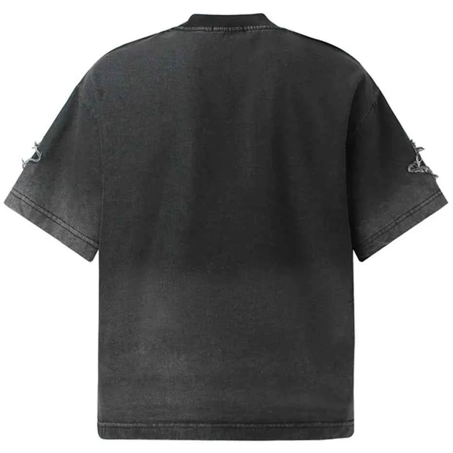 Star Patchwork Streetwear Oversized T-shirts
