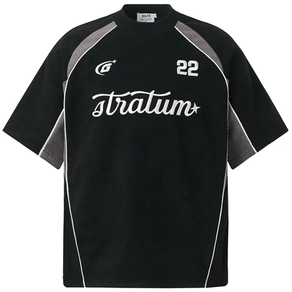 Patchwork Oversized Streetwear T-shirts