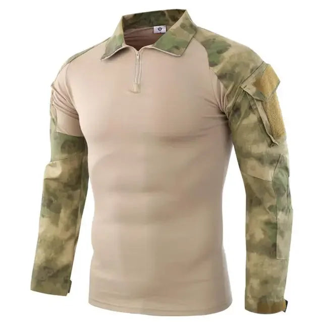 Outdoor Tactical Hiking Men Combat Military Army CP Camouflage Long Sleeve Clothes